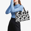 Black And White Cow Print Luxury Women PU Leather Handbag