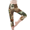 Boho Womens Workout Capris Leggings Yoga Pants