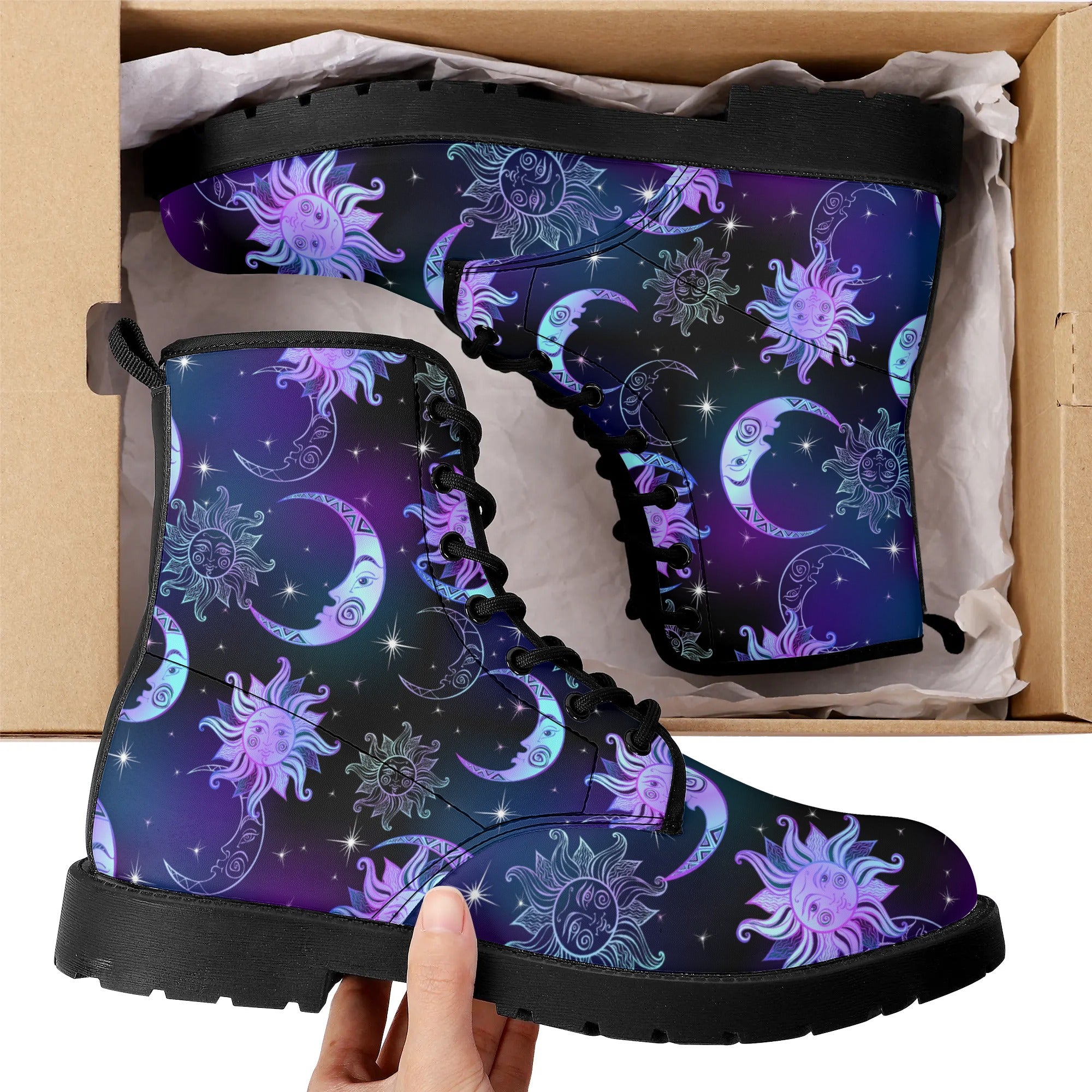 Sun And Moon Womens Leather Boots