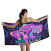 Stay Trippy Little Hippie Bath Towel