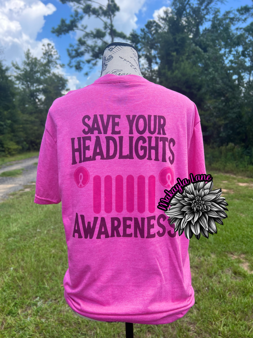 Breast Cancer Save Your Headlights T-Shirt