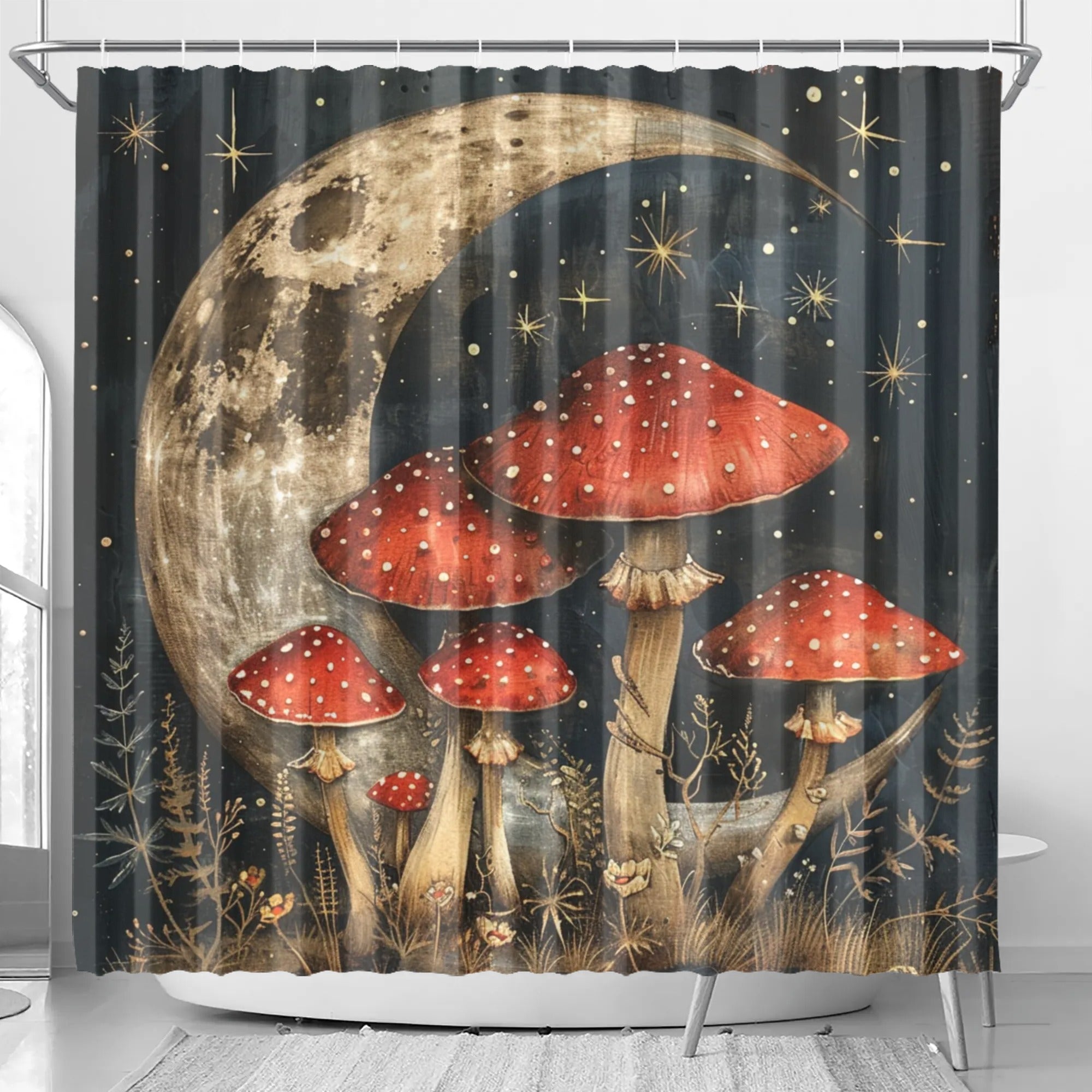 Mushroom Shower Curtain